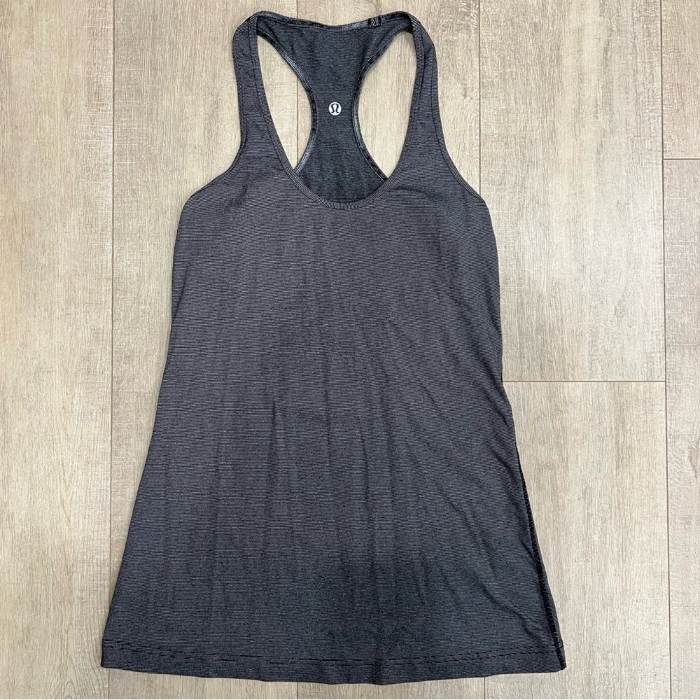 Lululemon Athletica Charcoal Racerback Tank Top